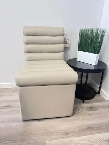 Costco Aiden& Ivy armless Dinning chair with casters .  , View more