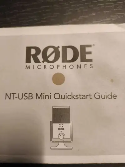Rode Nt- USB mini microphone , View more