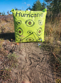 Hurricane archery bag target.    