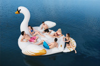 Giant Swan Party Pool Island - Brand New.