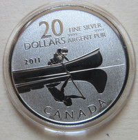 $20 for $20 Fine Silver Coin - Canoe