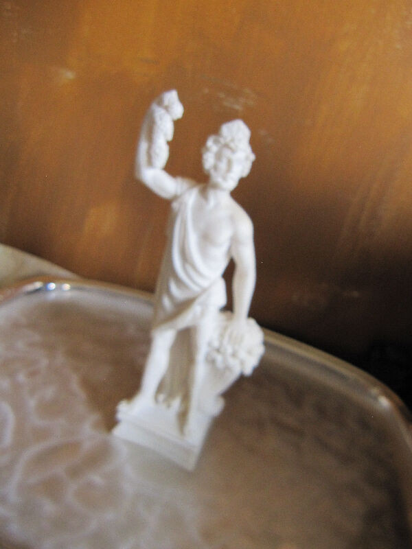 Ifestos Alabaster Statue  Dionysus Bacchus Greek God Of Wine in Arts & Collectibles in City of Toronto - Image 2