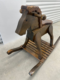 Solid Maple Rocking Horse