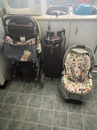 Winnie the Pooh Stroller and Crib