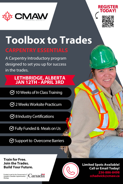 FREE CARPENTRY TRAINING - CERTIFICATIONS!!, View more