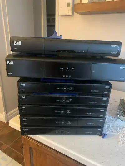 bell satellite HD AND PVR Recievers/various prices , View more