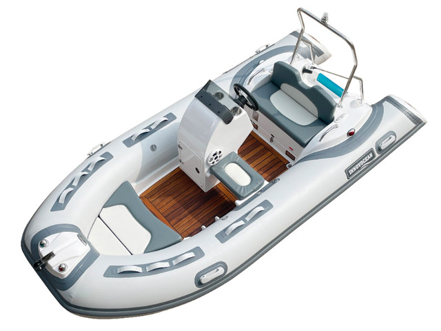 NS390C 13 feet Luxury Reinforced Fiberglass Hull Inflatable Boat in Other in Belleville - Image 3