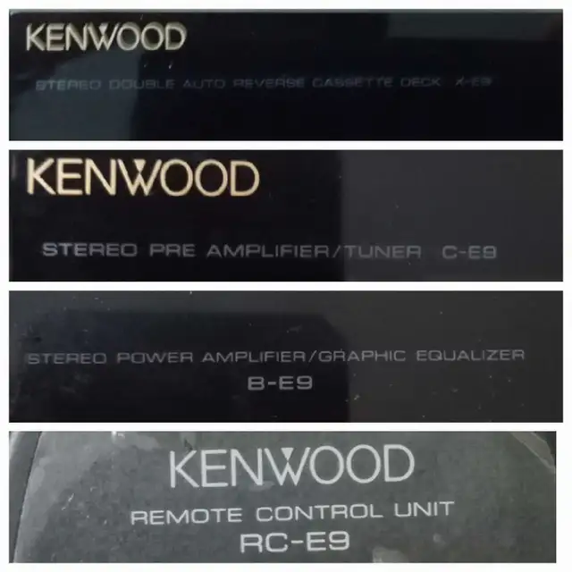 Kenwood Stereo System Amplifier Cassette Deck Tuner Receiver in Stereo Systems & Home Theatre in City of Toronto - Image 11