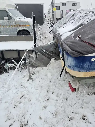 8500.00 obo new plugs new starter fresh oil change. Winterized aswell. Comes with tube and tow rope...