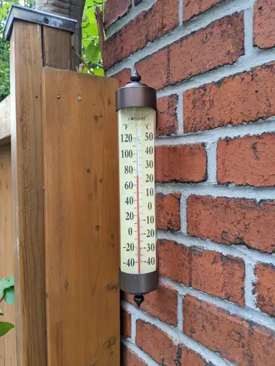 Décor Grande View 12" Outdoor\Indoor Garden Thermometer
