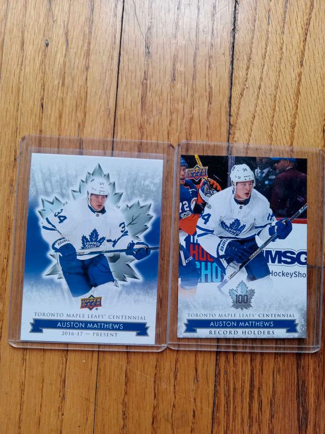 Auston Matthews 2017 UD cards in Arts & Collectibles in Ottawa