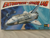 Enterprise & Space Lab Plastic Model Kit by Revell, 1/144 scale.