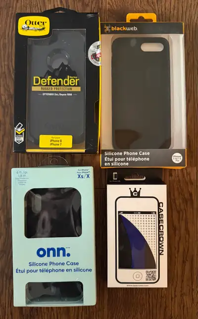 Get rugged protection with an Otterbox Defender for iPhone 7/8/SE, or a sleek silicone case from Bla...