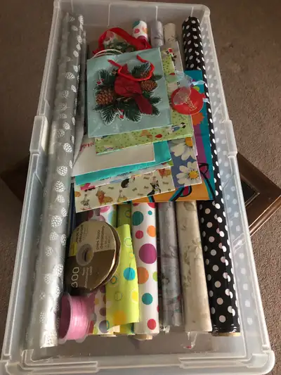 Wrapping Paper Bin Included, View more