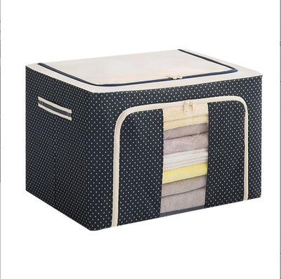 100L Collapsible Steel Frame Fabric Bin Top & Front Openings, View more