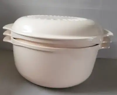 Vintage Tupperware Microwave Stack Cooking Set - 3 Piece, View more