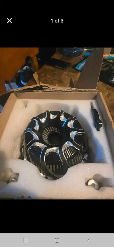 Turbine breather for a harley, 190 obo brand new in the box with all the parts