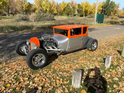 Custom built 1927 Ford Model T with a crate 350 engine with lots of new a custom parts. Will provide...