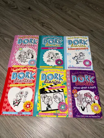 Dork diaries set of chapter books girls , View more
