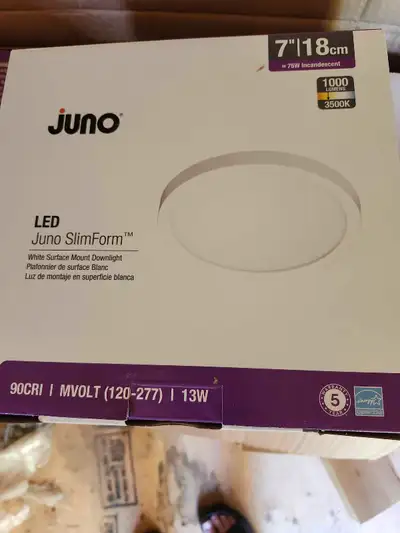 Juno 7" LED slim form lights X6, View more