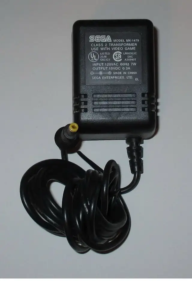 Sega Game Gear Power Adapter