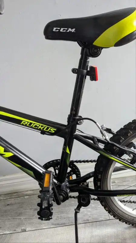 CCM Ruckus Kids Mountain Bicycle - 18 inches in Kids in Mississauga / Peel Region - Image 3
