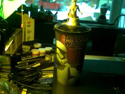 A 3 Volume collectors set plus 2 other tapes. STAR WARS " THE FORCE AWAKENS" plastic "BIG GULP" sipp...