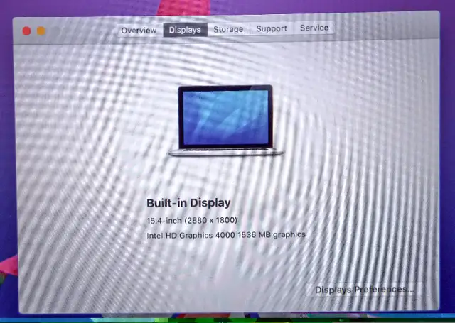 Apple Macbook Pro A1398 15-inch Mid-2012 Retina Intel Core i7 in Laptops in Markham / York Region - Image 11