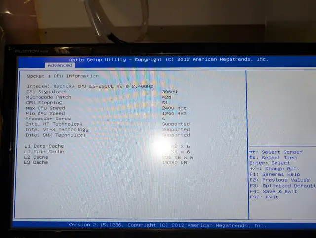 Supermicro X9DRi-LN4F+ 2 x E5-2630Lv2 (12cores/24t) 64GB RAM62863730390401123