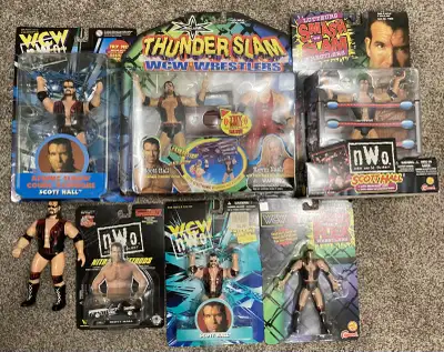 Scott Hall Vintage WCW Era Figure Lot, View more