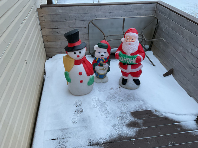 Vintage Christmas lawn decorations  in Outdoor Décor in Corner Brook