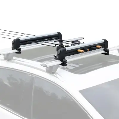 Gearantics 24.3” Ski and Snowboard Rack for Car Roof, View more