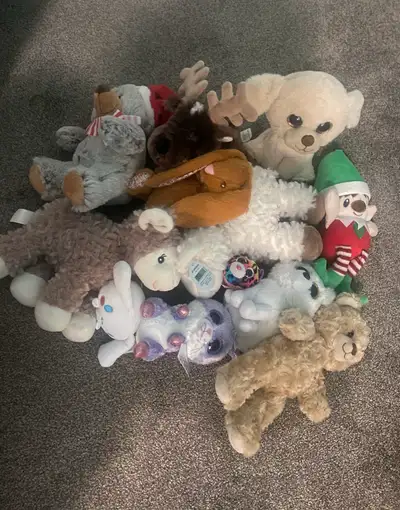 Lot of stuffed animals, View more