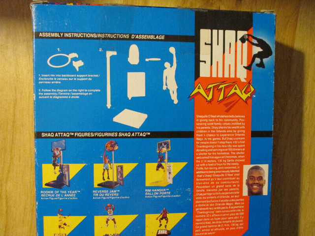 SHAQ Reverse jam Action Figure Toy Kenner Basketball NBA in Toys & Games in Hamilton - Image 2