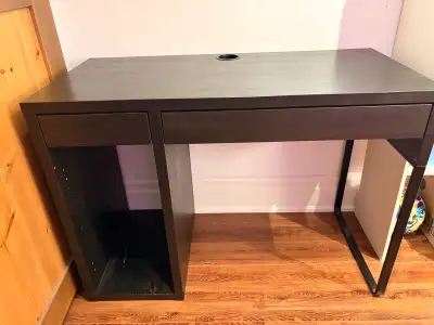 MICKE Desk Black/Brown - Ikea, View more