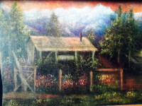 Painting by Mrs. Fulmore 1940s Information About Her