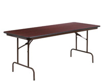 Flash Furniture 30"x72" Rectangular Mahogany Melamine Table