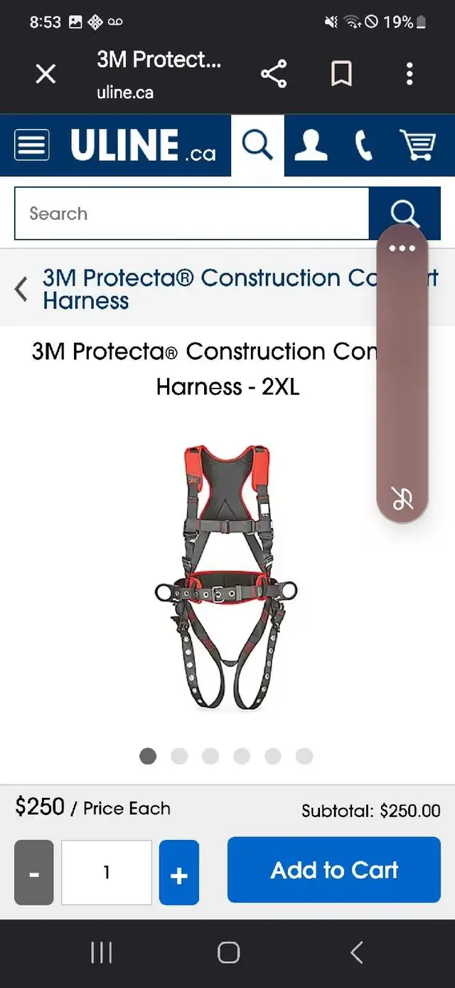 3m safety harness