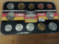 1989 East and West Germany coins!!!