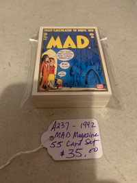 1992 MAD MAGAZINE Collector 55 Cards Complete Set Showcase 319