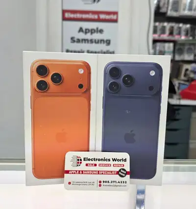 IPHONE 17 PROMAX 256GB NEW SEALED FROM STORE, View more
