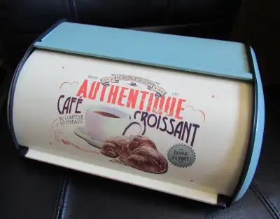 Authentic Cafe Croissant Bread Box, View more