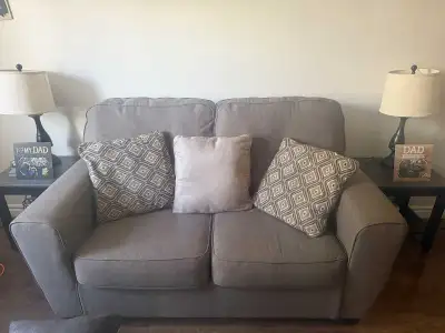 $800 O.B.O for couch, loveseat and pillows, not really interested in selling separately. Sorry about...
