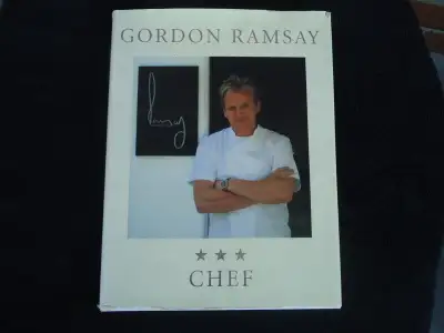 GORDON RAMSEY CHEF, KEY PORTER 2008, 1ST EDITION 1ST PRINTING WITH NUMBER LINE 1-12. WITH DUST JACKE...