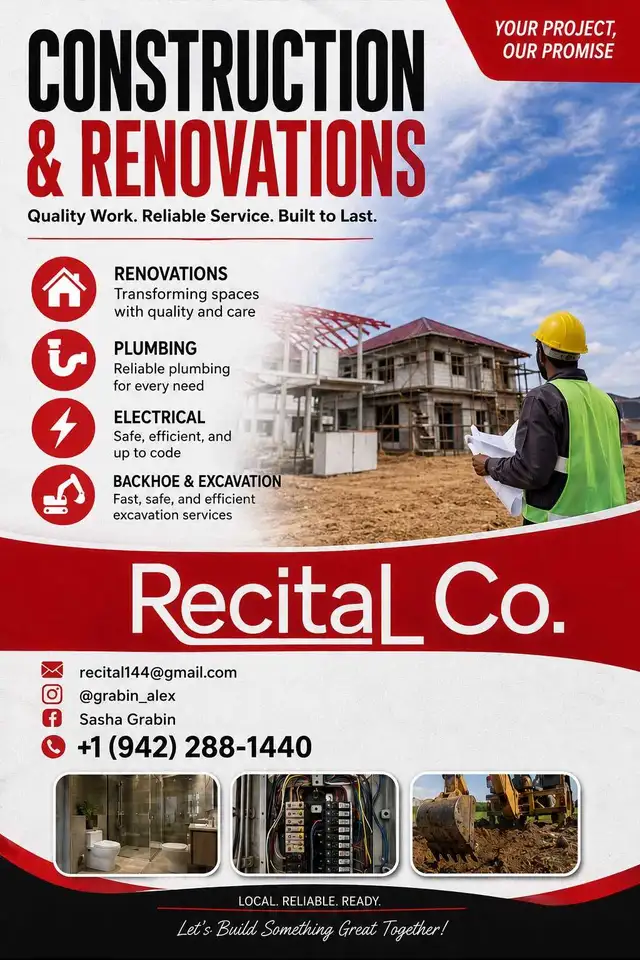 Construction renovations