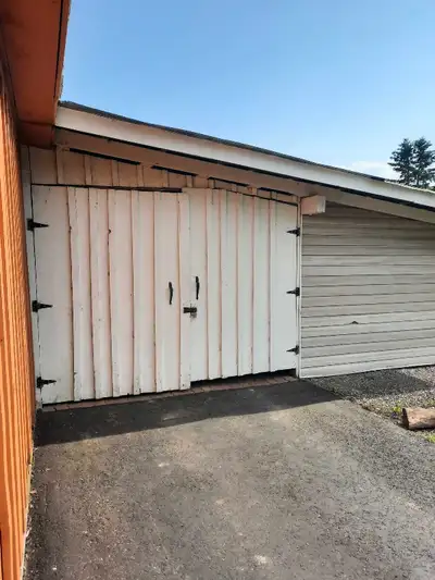 Need help to extend this shed by 10 out , 20 ft across and frame in a 12x7 door. Not looking for hig...