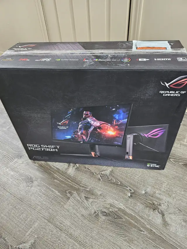 Asus ROG Swift PG279QM 27" WQHD 1ms 240Hz Gaming Monitor