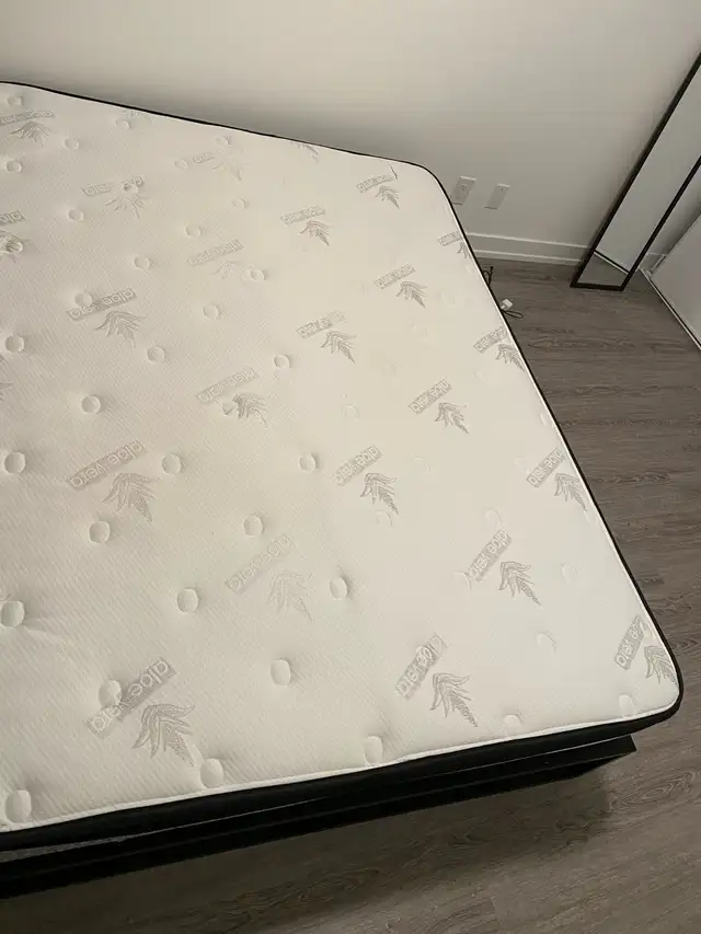 Queen Mattress Medium Firm with 3-inch quilted topper in Beds & Mattresses in Oshawa / Durham Region - Image 5