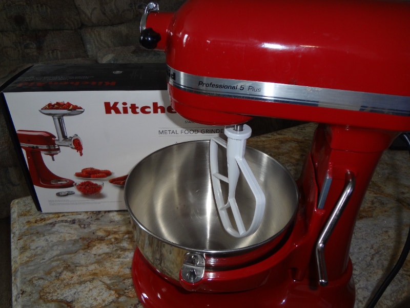 KitchenAid Pro5 Bowl Lift Stand Mixer With Grinder Attachment