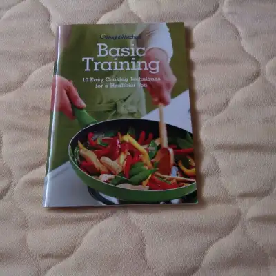 Large collection of older set of weight watchers books and chart